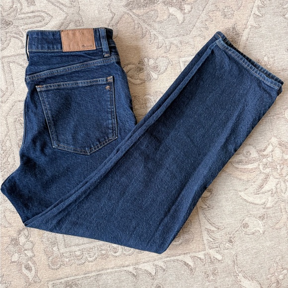 Madewell Denim - Madewell Women's Dark Blue Jeans 90’s Curvy Straight Leg
